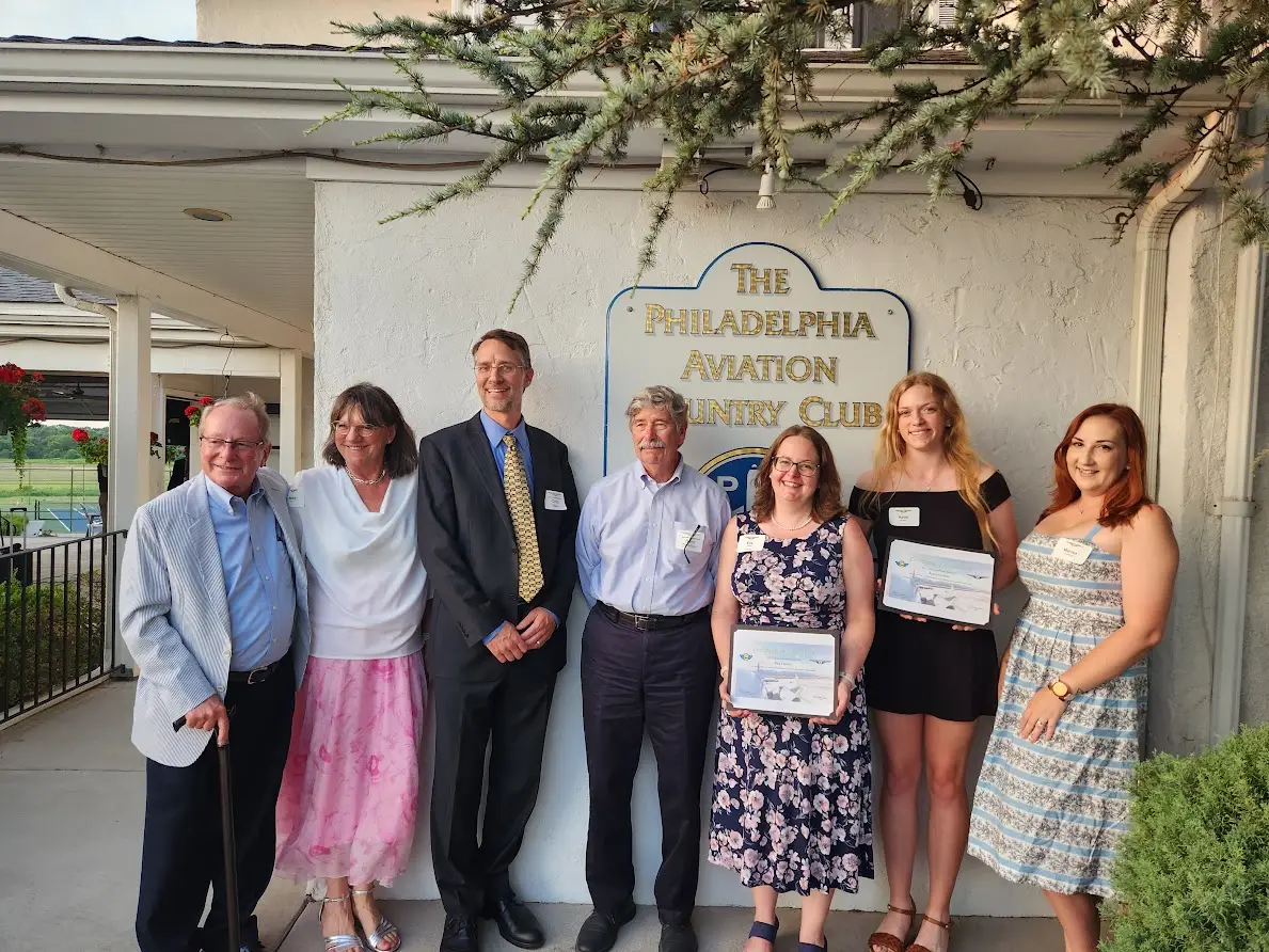 Pitcairn Flight Academy Students Shine at Aero Club of Pennsylvania Scholarship Dinner