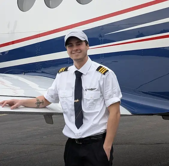Pitcairn Flight team Tyler in Pottstown, PA