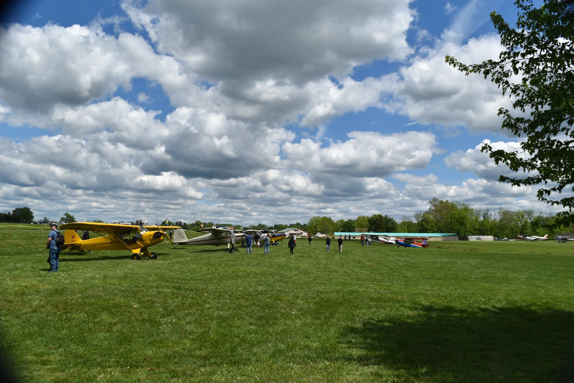 Pitcairn Heritage Field fly-in event in Pottstown, PA