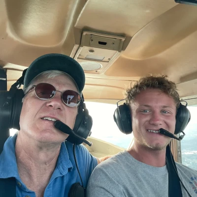 CFI at Pitcairn Flight Academy with Student